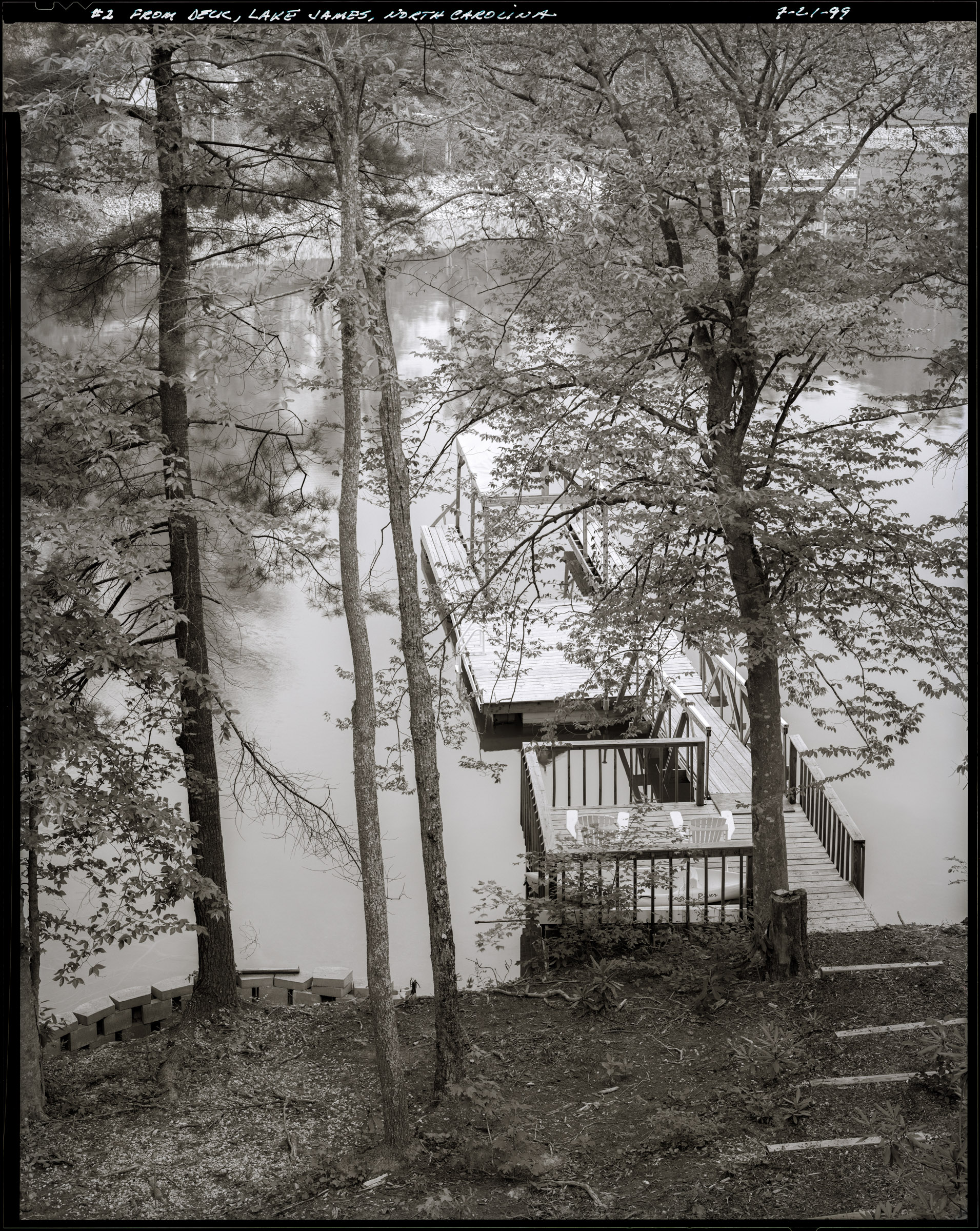 Dock on Lake James 1999