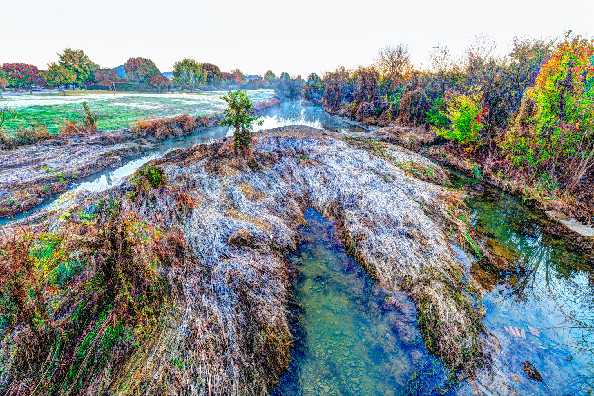 Neighborhood scene, high dynamic range